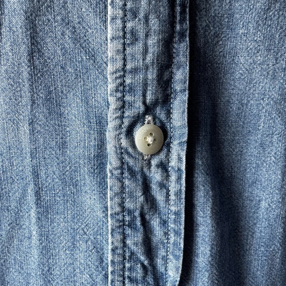 Vineyard Vines Blue Denim Classic Fit Murray Shirt Size M - Picture 7 of 14